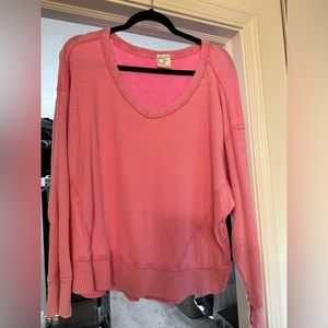 Offline by Aerie waffle sweatshirt